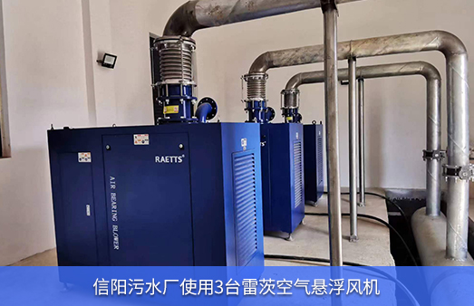 信陽(yáng)污水廠3臺(tái)75KW空氣懸浮風(fēng)機(jī)